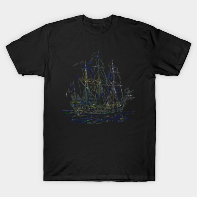 Flying Dutchman T-Shirt by HellySween